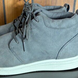 Perry Ellis Portfolio Chukka Boots Ultra Foam Gray Lace Up Mens Sz 11 - EUC